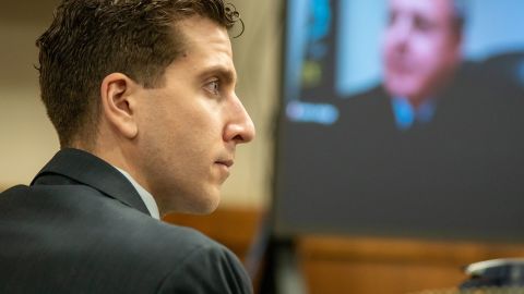 MOSCOW, IDAHO - OCTOBER 26: Bryan Koberger listens during a hearing to overturn his grand jury indictment on October 26, 2023 in Moscow, Idaho. Kohberger, a former criminology PhD student, was indicted earlier this year in the November 2022 killings of Madison Mogen, 21; Kaylee Goncalves, 21; Xana Kernodle, 20; and Ethan Chapin, 20, in an off-campus apartment near the University of Idaho. (Photo by Kai Eiselein-Pool/Getty Images)