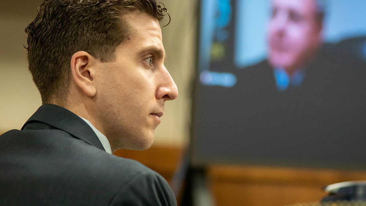 MOSCOW, IDAHO - OCTOBER 26: Bryan Koberger listens during a hearing to overturn his grand jury indictment on October 26, 2023 in Moscow, Idaho. Kohberger, a former criminology PhD student, was indicted earlier this year in the November 2022 killings of Madison Mogen, 21; Kaylee Goncalves, 21; Xana Kernodle, 20; and Ethan Chapin, 20, in an off-campus apartment near the University of Idaho. (Photo by Kai Eiselein-Pool/Getty Images)