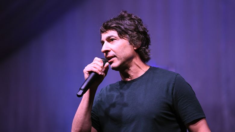 American comedian Arj Barker was a host at the Wild Aid event on October 21, 2023 in Byron Bay, Australia.