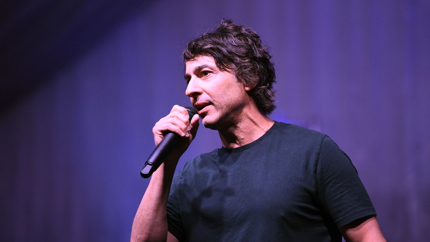 Arj Barker at the Wild Aid event in October 2023 in Byron Bay, Australia.