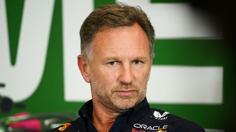 MEXICO CITY, MEXICO - OCTOBER 27: Red Bull Racing Team Principal Christian Horner attends the Team Principals Press Conference during practice ahead of the F1 Grand Prix of Mexico at Autodromo Hermanos Rodriguez on October 27, 2023 in Mexico City, Mexico. (Photo by Clive Mason/Getty Images)