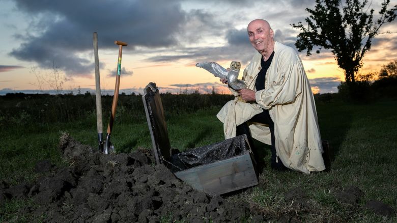 The Golden Owl Hunt was created by author Régis Hauser and artist Michel Becker (pictured).