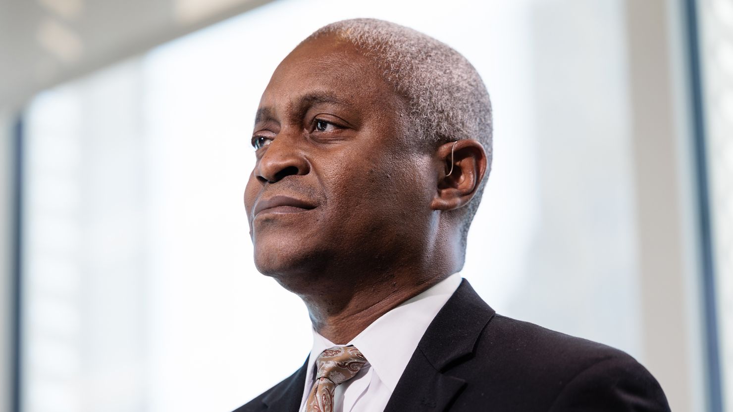 Raphael Bostic, president of the Atlanta Federal Reserve, is pleased with how the economy is performing, but he warned it could take a while before inflation returns to the central bank's 2% target.
