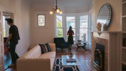 Prospective buyers attend an open house at a home in San Francisco, California, US, on Saturday, Nov. 4, 2023.