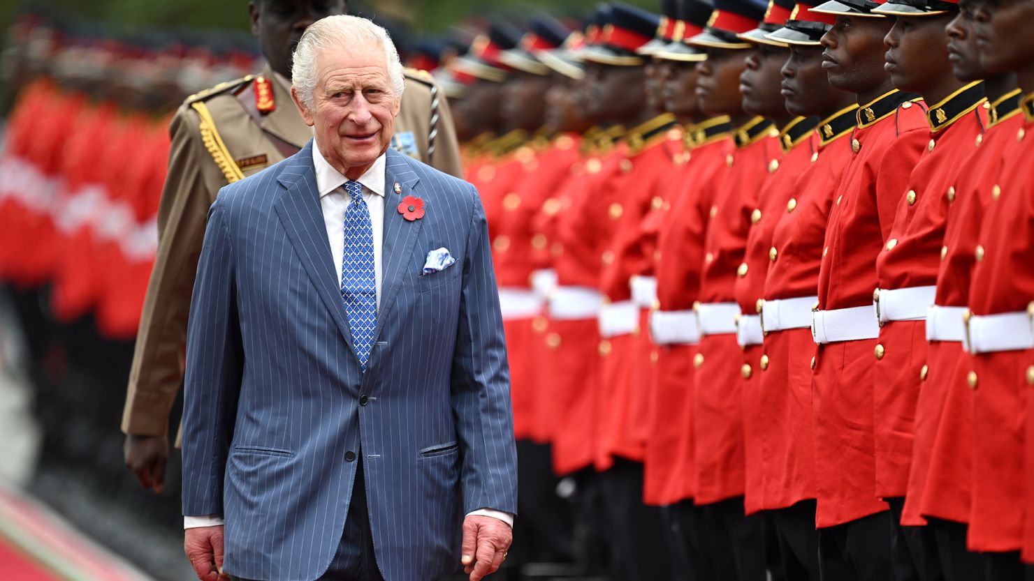 "As long as the government continues to run scared of apologizing for Britain’s brutal past for fear of legal repercussions including<a href="https://www.brattle.com/wp-content/uploads/2023/07/Report-on-Reparations-for-Transatlantic-Chattel-Slavery-in-the-Americas-and-the-Caribbean.pdf" target="_blank"> </a>demands for reparations, the king will also be blocked from saying sorry on the nation’s behalf," writes Keith Magee. The British monarch is pictured here during his trip to Kenya last week.