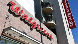 LOS ANGELES, CALIFORNIA - OCTOBER 31: The Walgreens logo is displayed at a Walgreens store on October 31, 2023 in Los Angeles, California. Pharmacy staff at some CVS and Walgreens locations have organized a three day walkout in multiple states which will last until November 1. (Photo by Mario Tama/Getty Images)