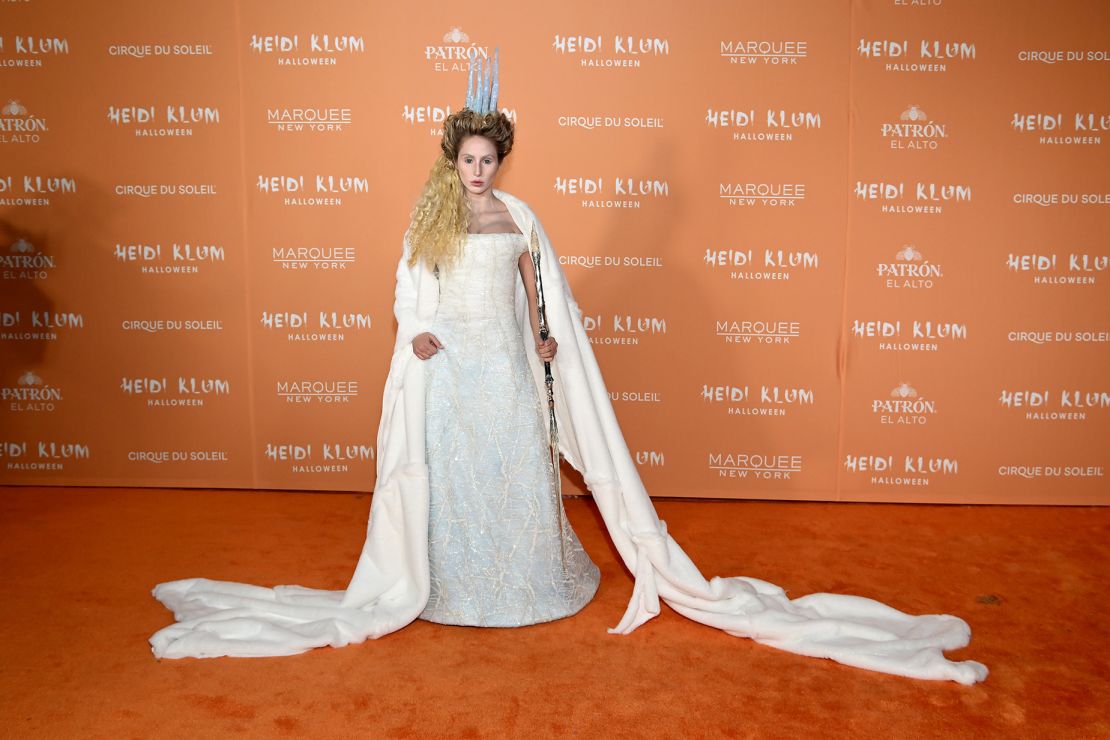 Influencer Alix Earle arrived as Jadis the White Witch from "Narnia."