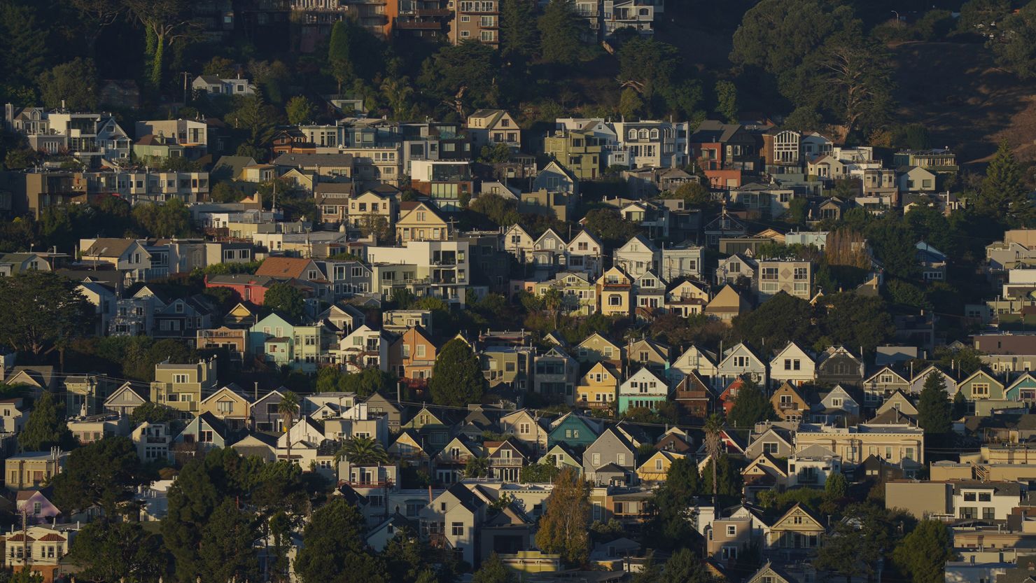 A residential neighborhood in San Francisco, California, US, on Friday, Nov. 3, 2023.
