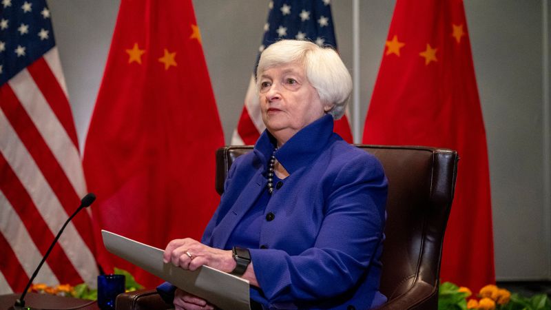 Read more about the article Yellen returns to China to tackle economic challenges bedeviling ties with US – CNN