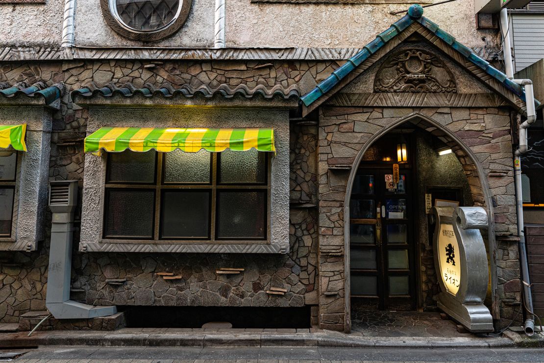 The exterior of Cafe Lion, one of Tokyo's last 'masterpiece cafes.'