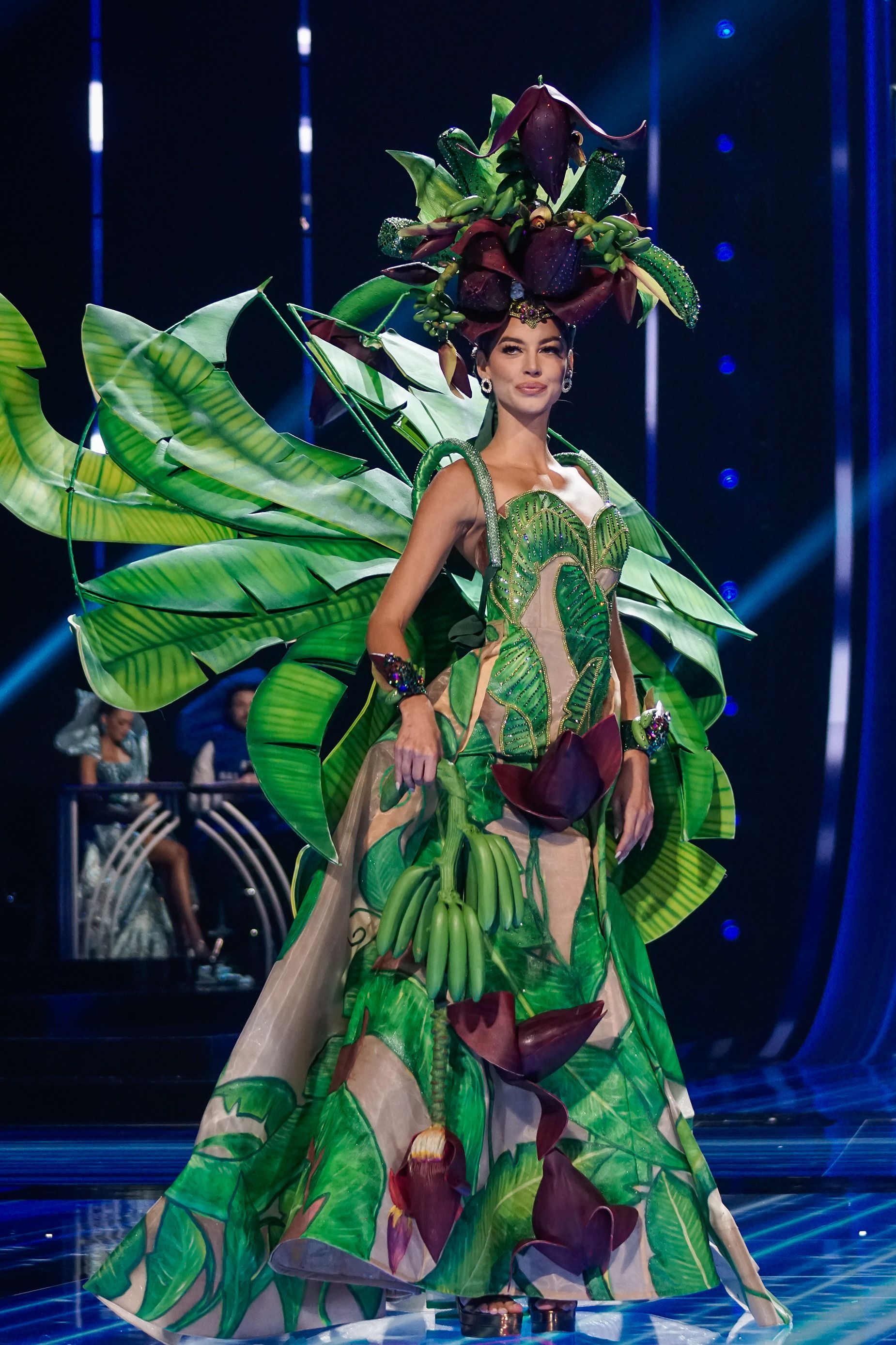Miss Dominican Republic's costume, meanwhile, was all about the plantain, with what commentators described as a "ready-to-eat" headpiece.
