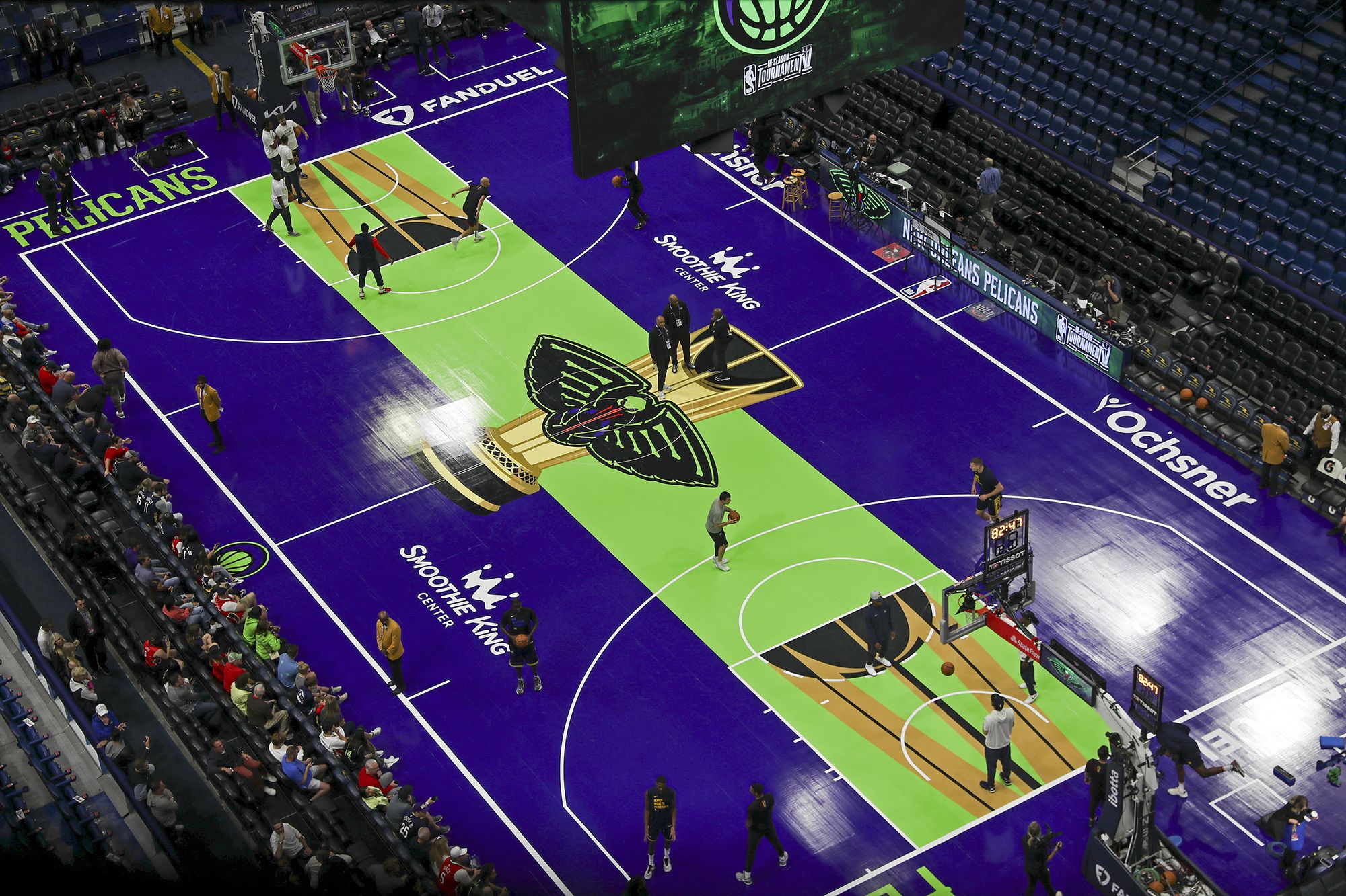 Ranking the NBA's In-Season Tournament courts from best