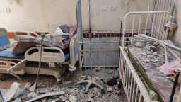 BEIT LAHIA, GAZA - NOVEMBER 19: An interior view of destroyed infant intensive care unit of Kamal Adwan Hospital after targeting by Israeli army in Beit Lahia, Gaza on November 19, 2023. (Photo by Abdulqader Sabbah/Anadolu via Getty Images)