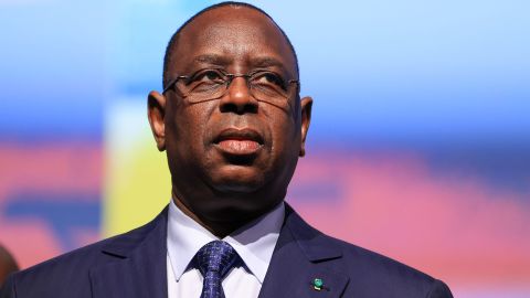 Macky Sall, Senegal's president, at the Group of 20 investment summit in Berlin, Germany, on Nov. 20, 2023.