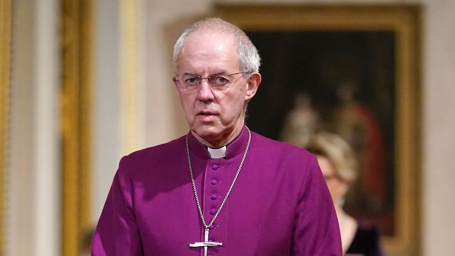 The Archbishop of Canterbury, Justin Welby, shown on November 21, 2023, resigned on Tuesday. The most senior official in the Church of England was accused of failing to reprimand a prolific child abuser.