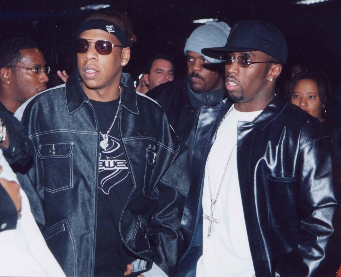 Jay-Z and Sean “Diddy” Combs during Jay-Z in 2000.