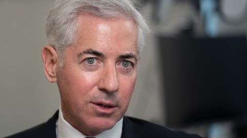 Bill Ackman, chief executive officer of Pershing Square Capital Management LP, speaks during an interview for an episode of "The David Rubenstein Show: Peer-to-Peer Conversations" in New York, US, on Tuesday, Nov. 28, 2023.