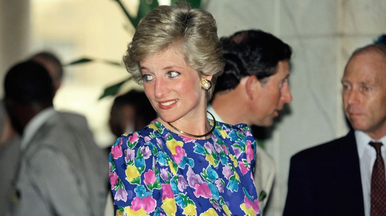 Diana, Princess of Wales, during her official visit to Nigeria, in Lagos, on March 16, 1990.