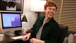 SATURDAY NIGHT LIVE -- "Emma Stone, Noah Kahan" Episode 1850 -- Pictured: Ben Marshall during the "PDD: AI" sketch on Saturday, December 2, 2023 -- (Photo by: Caro Scarimbolo/NBC via Getty Images)