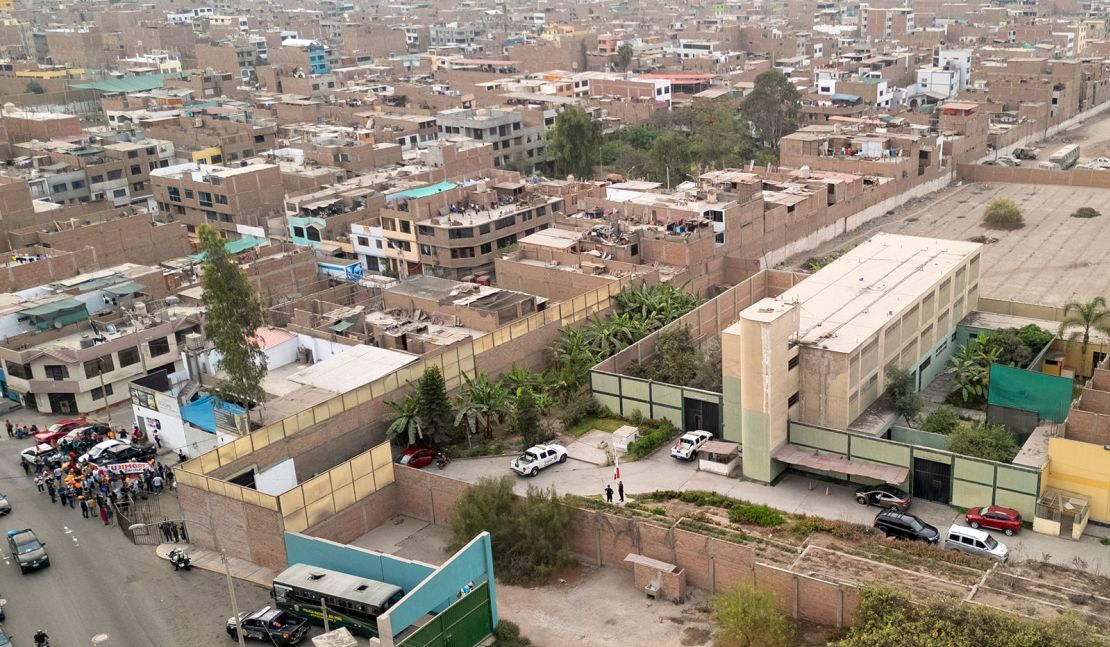 The Barbadillo prison on the outskirts of Lima, known popularly as the 'prison of the presidents.'