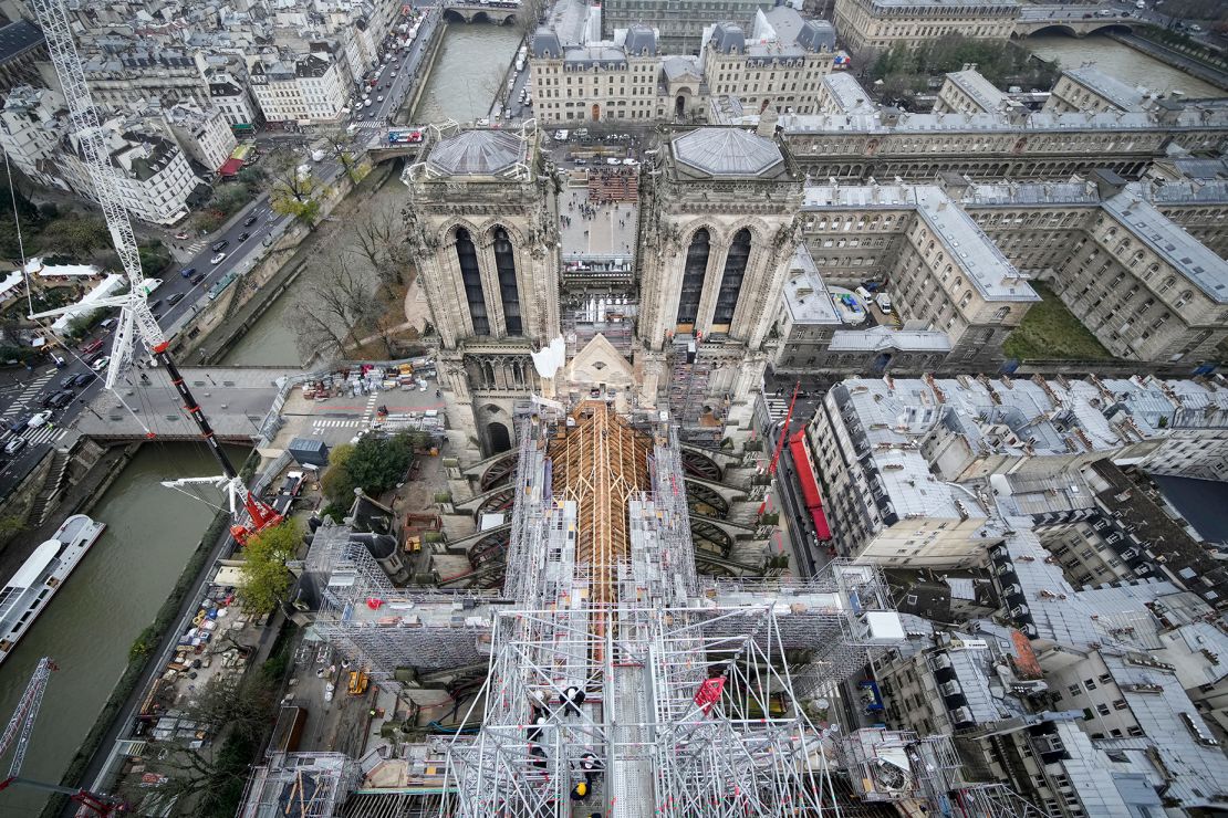 While many elements of the building's reconstruction will remain true to the original, President Macron is also keen for elements of the landmark to represent the 21st century.