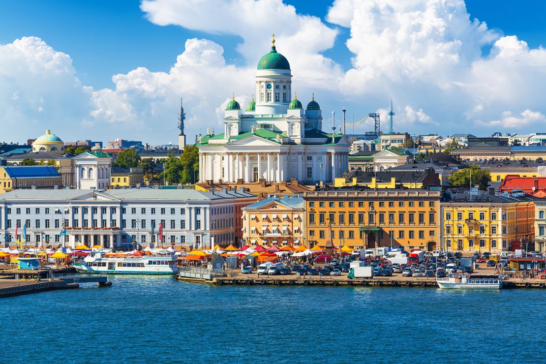 Finland is the world's happiest country for the seventh year in a row. Helsinki is pictured.
