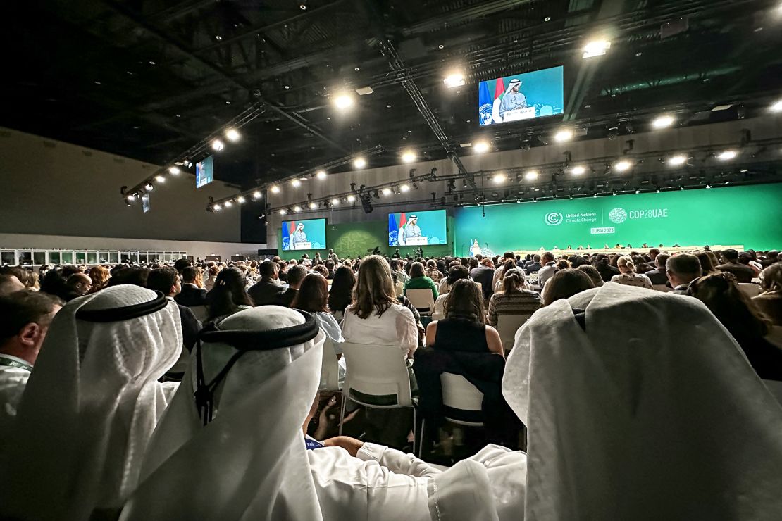 A plenary session at COP28 in Dubai on Wednesday.