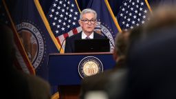 US Federal Reserve Board Chairman Jerome Powell speaks at a news conference at the headquarters of the Federal Reserve on December 13, in Washington, DC.