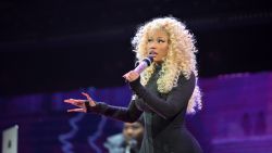 ATLANTA, GEORGIA - DECEMBER 14: Nicki Minaj performs onstage during iHeartRadio Power 96.1's Jingle Ball 2023 at State Farm Arena on December 14, 2023 in Atlanta, Georgia. (Photo by Derek White/Getty Images for iHeartRadio)