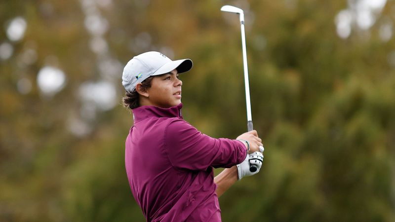15-годишният син на Тайгър Уудс, Чарли, ще се опита да се класира за PGA Tour събитие