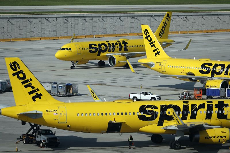 Spirit Airlines Shares Plunge After Judge Blocks JetBlue Merger | CNN ...