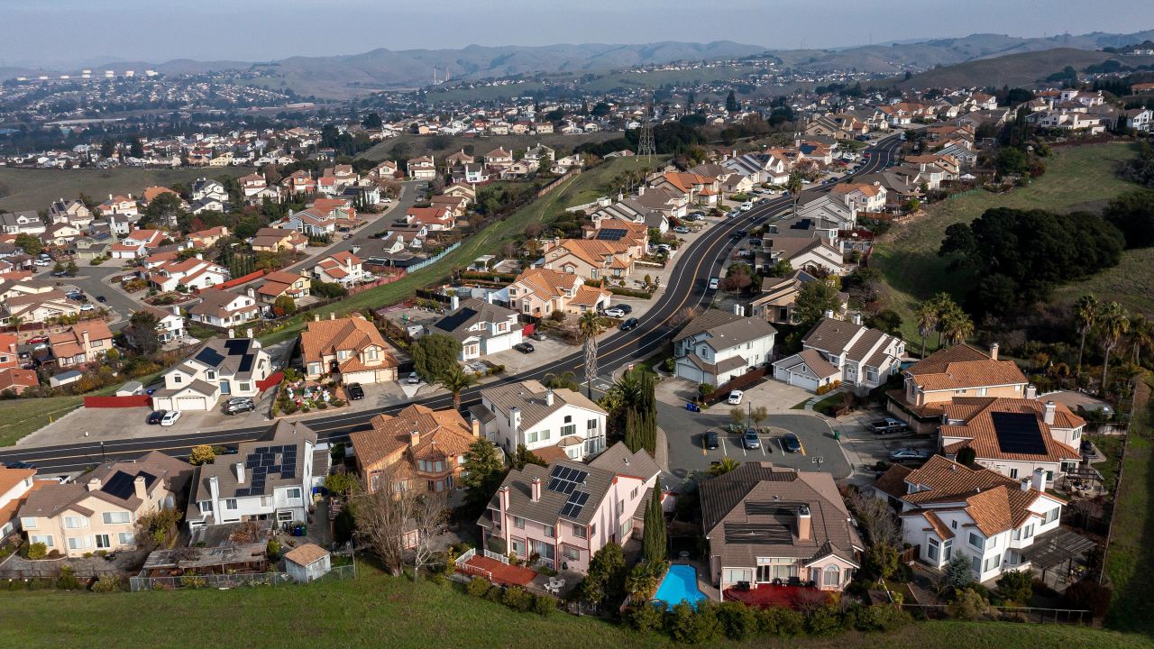Homes in Pinole, California, US, on Tuesday, Dec. 26, 2023.