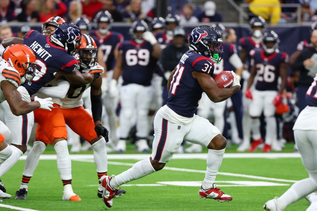Kick return touchdowns - such as this one by Dameon Pierce of the Houston Texans - might be a more common sight next season.