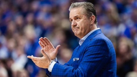 LEXINGTON, KENTUCKY - DECEMBER 29: Head coach John Calipari of the Kentucky Wildcats is seen during the second half against the Illinois State Redbirds at Rupp Arena on December 29, 2023 in Lexington, Kentucky. (Photo by Michael Hickey/Getty Images)