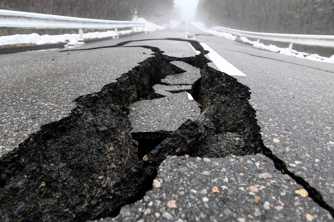 The researchers' results could transform understanding of plates tectonics. Here, an earthquake of magnitude 7.5 leaves a devastation in the noto region of the prefecture of Japan Ishikawa in January 2024.