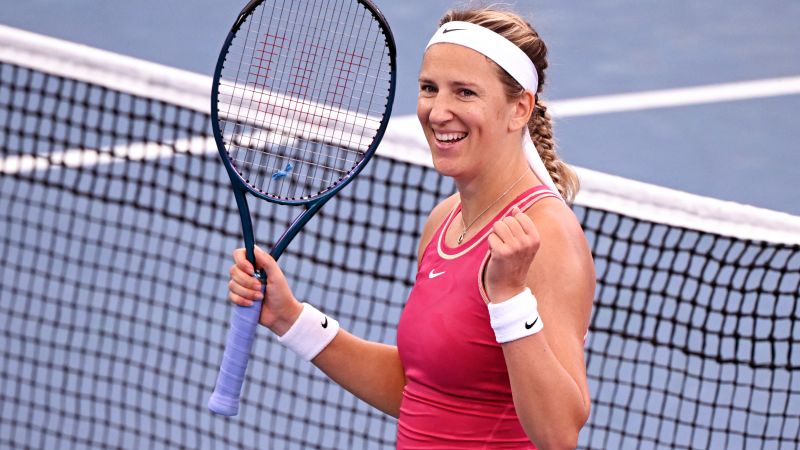 ‘It’s just the beginning’: Victoria Azarenka hails ‘life-changing’ first maternity fund for professional tennis players | CNN