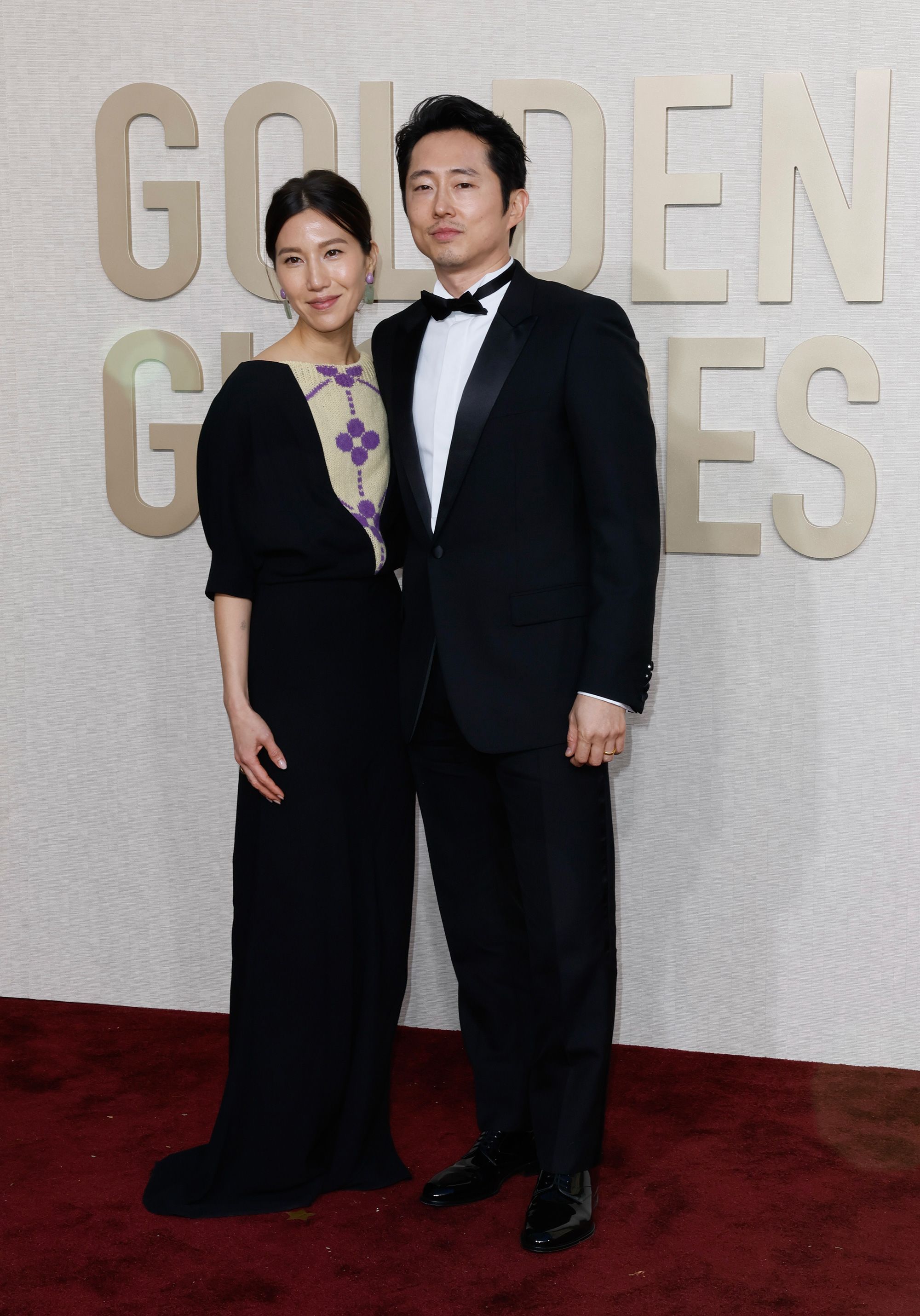 Joana Pak and Steven Yeun