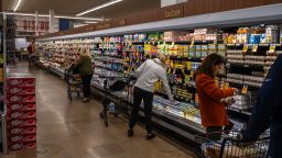 Shoppers at a Safeway grocery store in Scottsdale, Arizona, on Wednesday, Jan. 3, 2024.