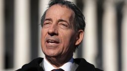 WASHINGTON, DC - JANUARY 05: U.S. Rep. Jamie Raskin (D-MD) speaks during a news conference outside the U.S. Capitol on January 5, 2024 in Washington, DC. Democrats held a news conference to mark the 3rd anniversary of the Jan 6 insurrection at the U.S. Capitol. (Photo by Alex Wong/Getty Images)