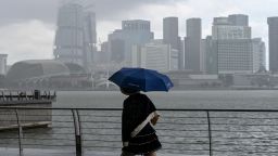 A rainy day in Singapore