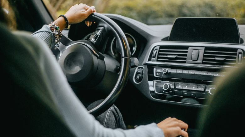male hands driving.Travel concept