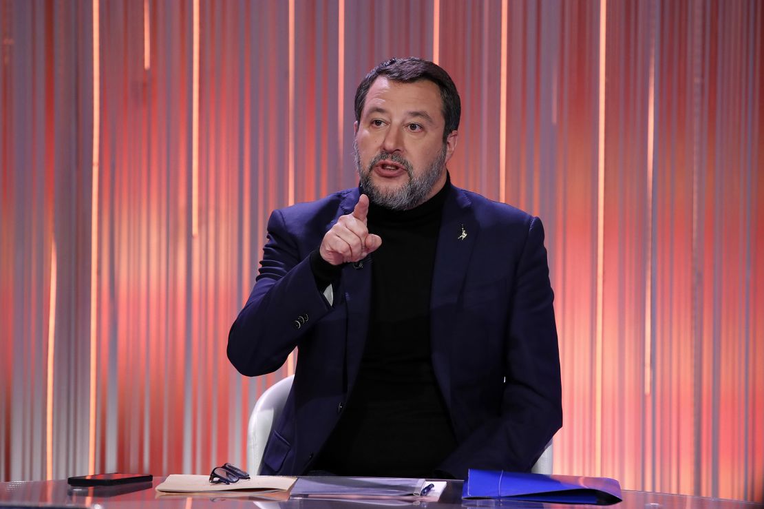 Matteo Salvini argued that the suspects - who are Egyptian migrants - should not have been allowed to stay in Italy.