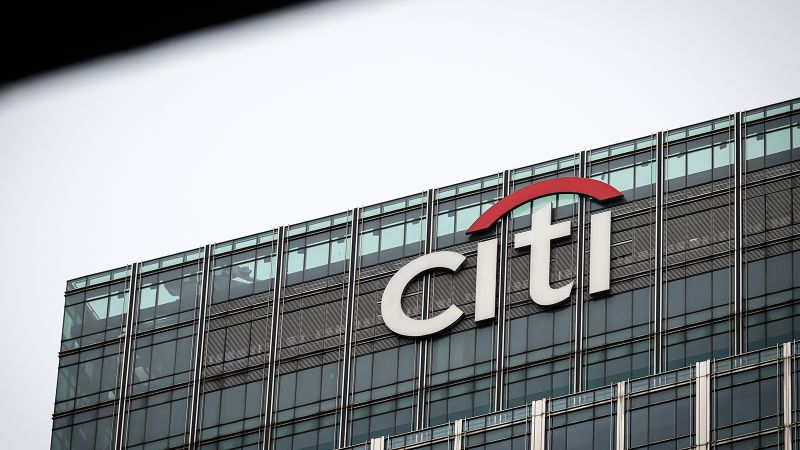 Citigroup fined for almost dumping $189 billion into European markets by accident
