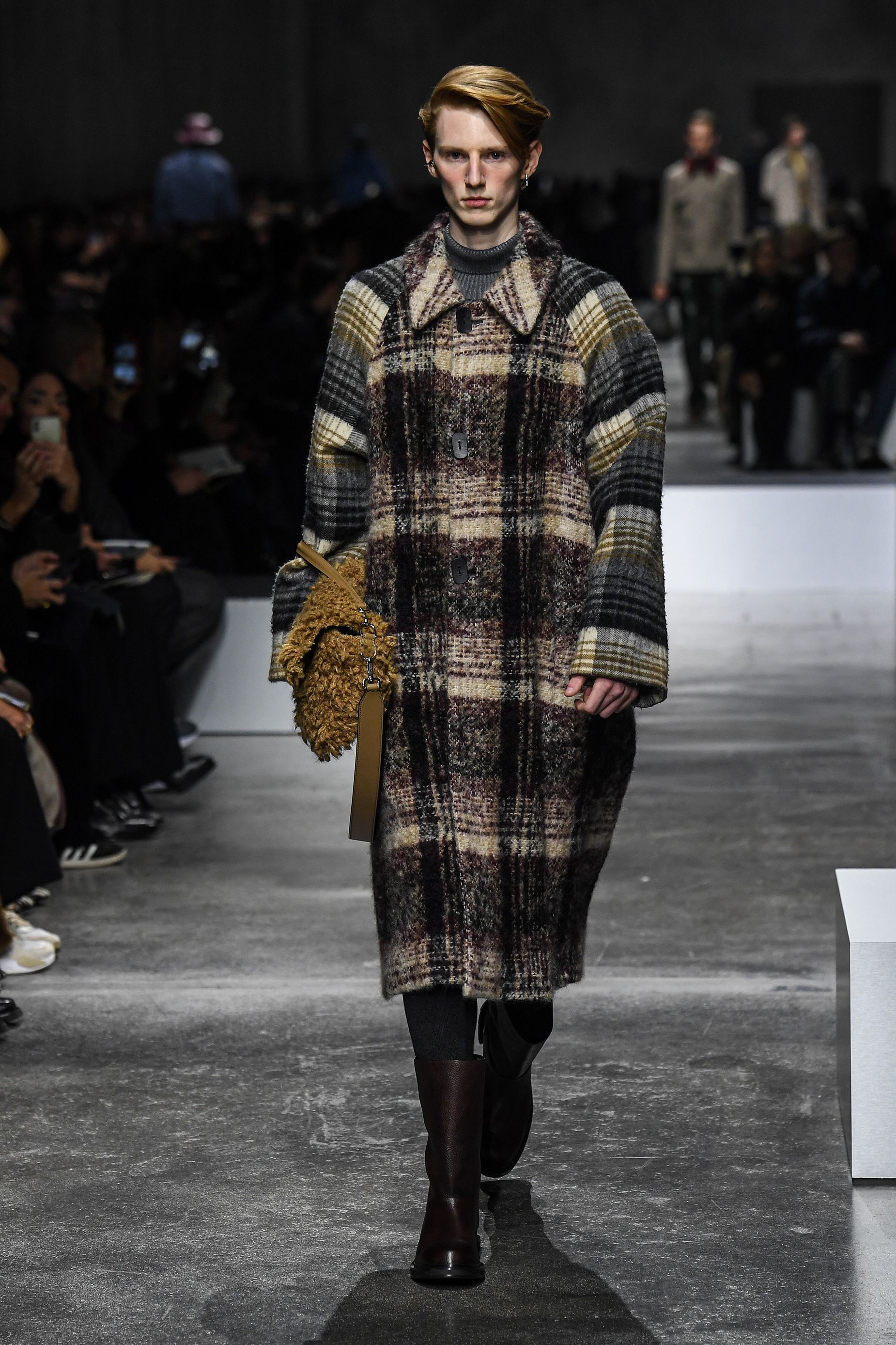 Britain's Princess Anne was a slightly unlikely inspiration for Fendi's menswear collection for Fall/ Winter 2024.