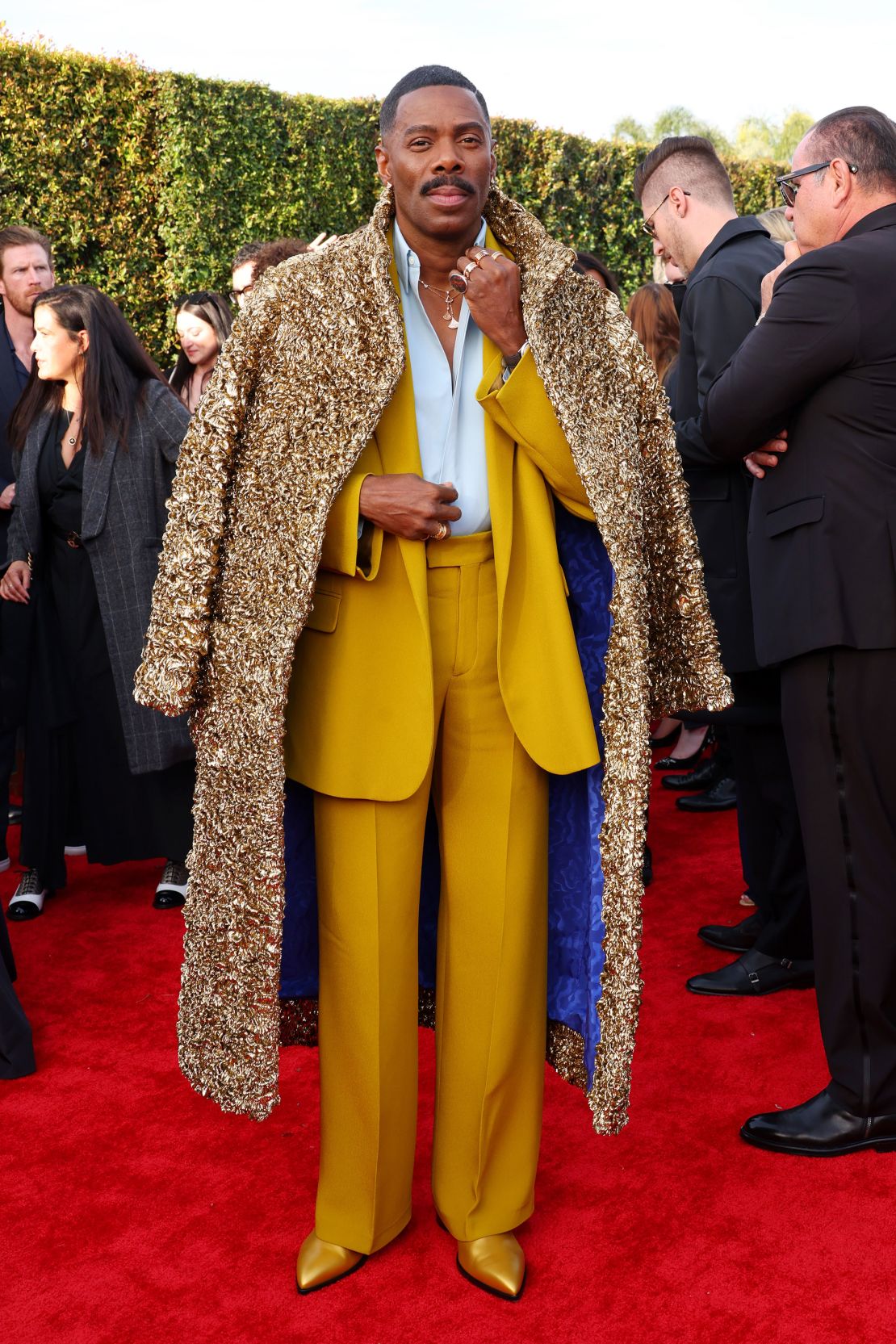 Colman Domingo on the red carpet at the 2024 Annual Critics Choice Awards in Santa Monica.