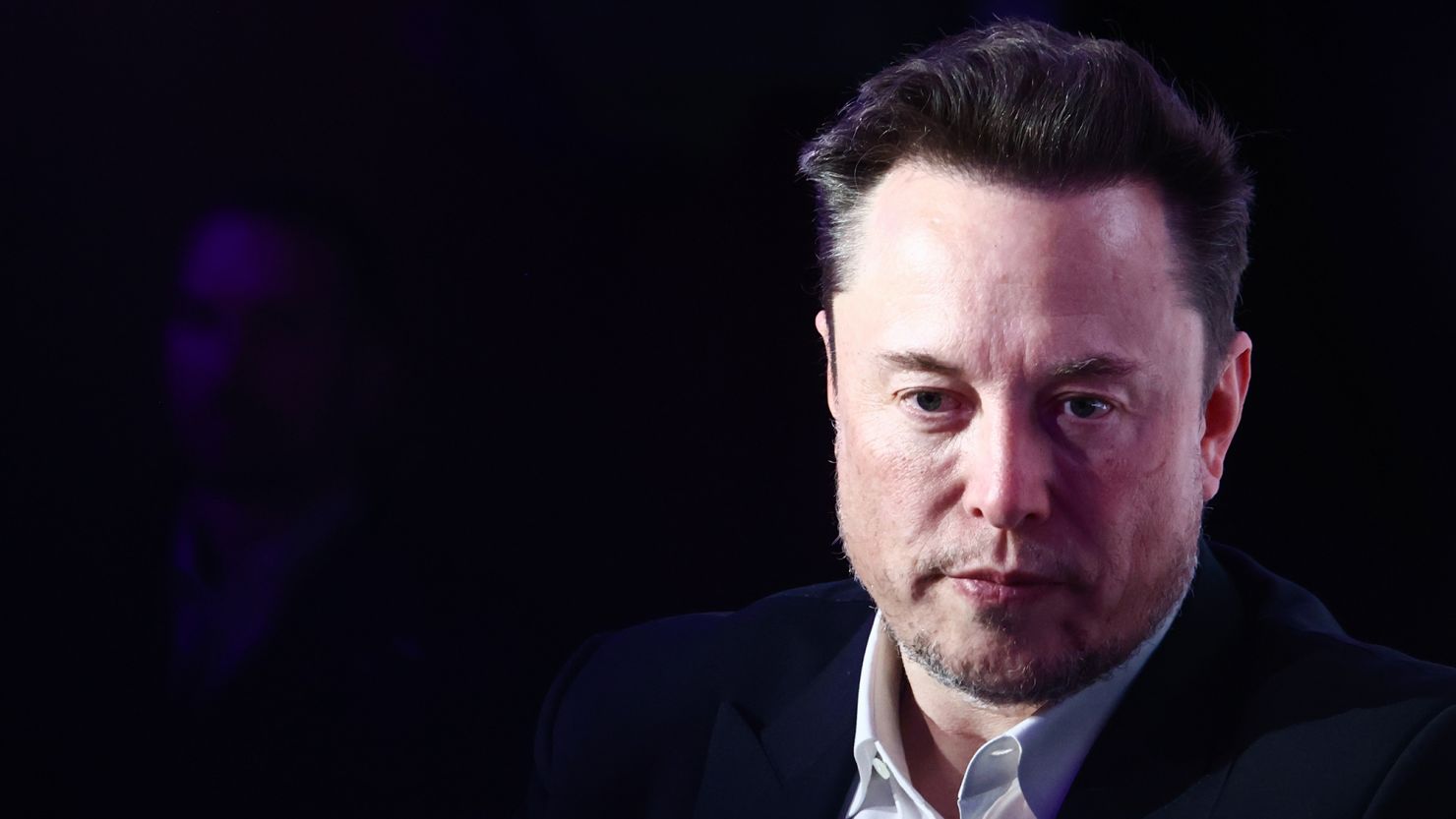Elon Musk appears Monday at a conference on antisemitism in Krakow, Poland, where he defended his social media platform X, formerly Twitter.