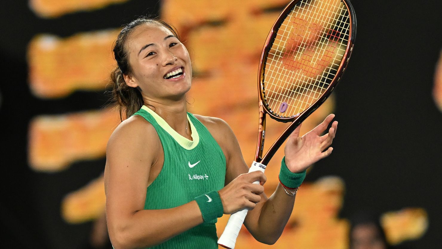 Zheng Qinwen is hoping to emulate her tennis idol, Li Na.