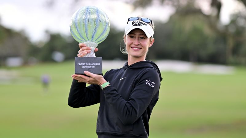 Nelly Korda rallies to sudden-death hometown victory at LPGA Drive On Championship