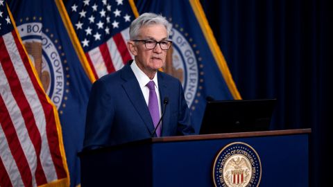 US Federal Reserve chair Jerome Powell holds a news conference after a Federal Open Market Committee meeting in Washington, DC, on January 31, 2024.