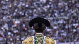 MEXICO CITY, MEXICO - JANUARY 28: The bullfighter Diego Silveti looks on during his participation in the bullfight in Plaza Mexico during a bullfighting at Plaza Mexico on January 28, 2024 in Mexico City, Mexico. Bullfighting is allowed in Mexico City once again after the Supreme Court lifted a ban on the activity promoted by the NPO 'Justicia Justa'. On June 2022, a judge ordered the suspension until a resolution on the matter was taken during a trial. (Photo by Cristopher Rogel Blanquet/Getty Images)